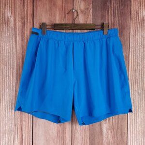 Lululemon Mens Size XXL Surge 6" Inseam Lined Shorts Blue Athletic Athleisure